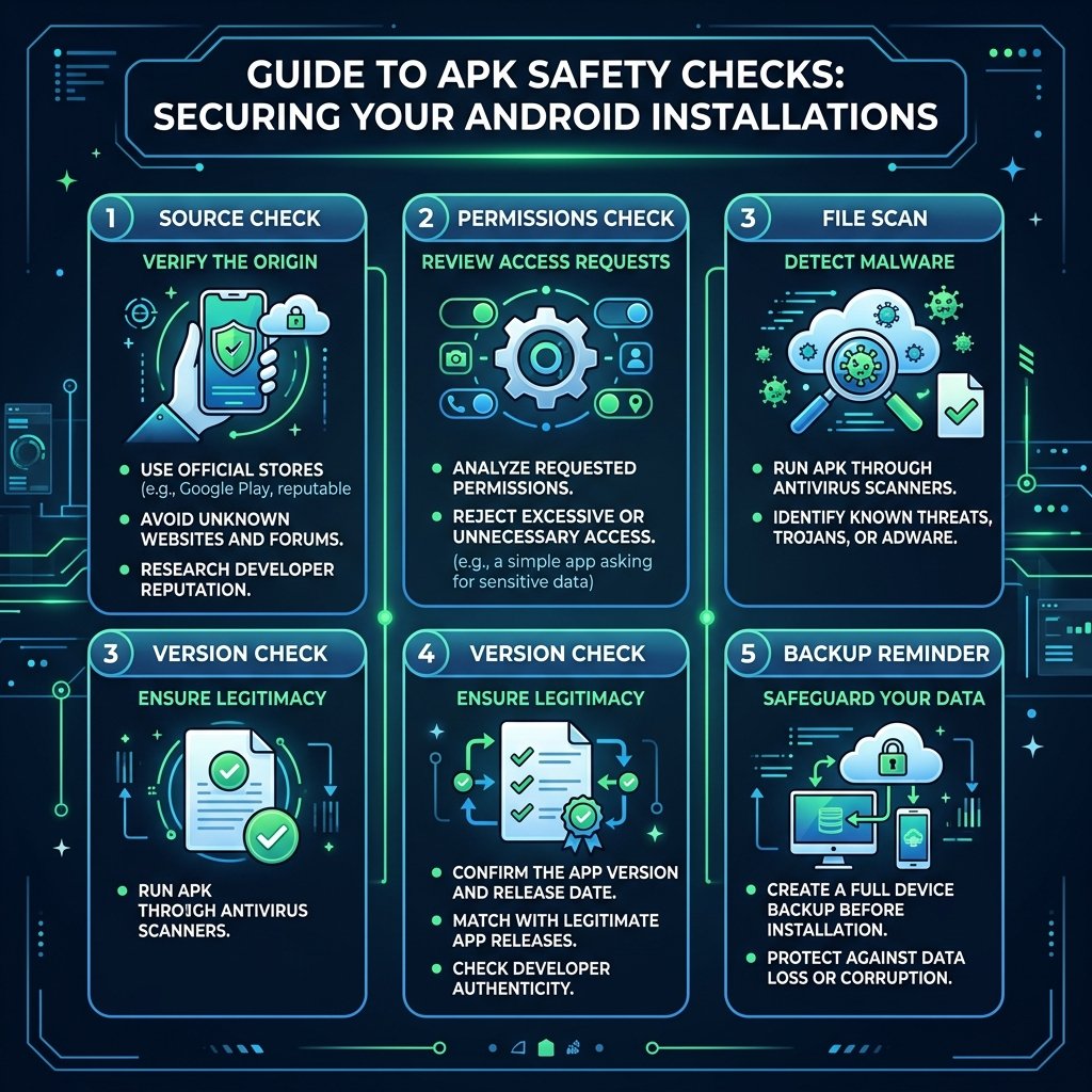 Security infographic illustrating how datamining, wikis, and official resources compile safe data