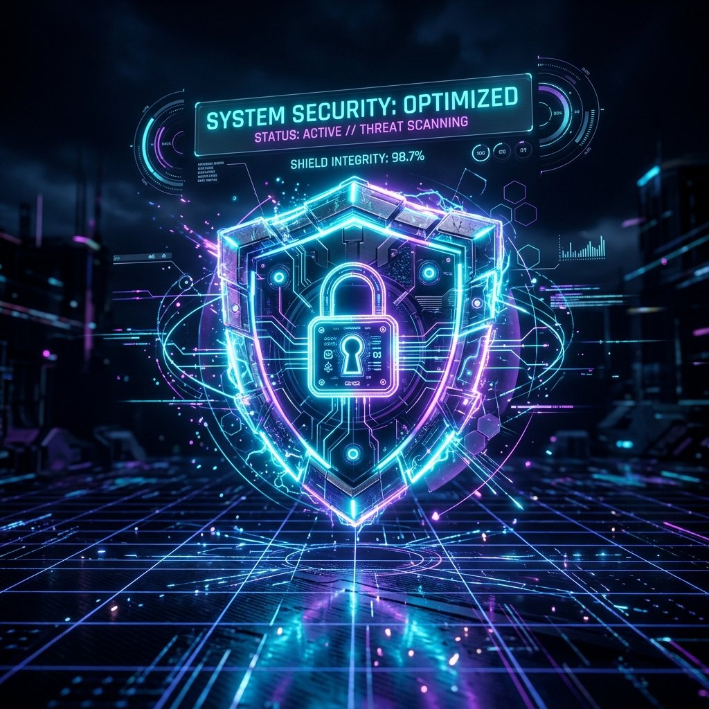 Privacy protection shield graphic illustrating data security boundaries